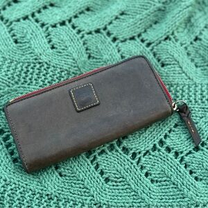 Dooney & Burke Florentine Large Zip Around Wallet, Very good used condition.